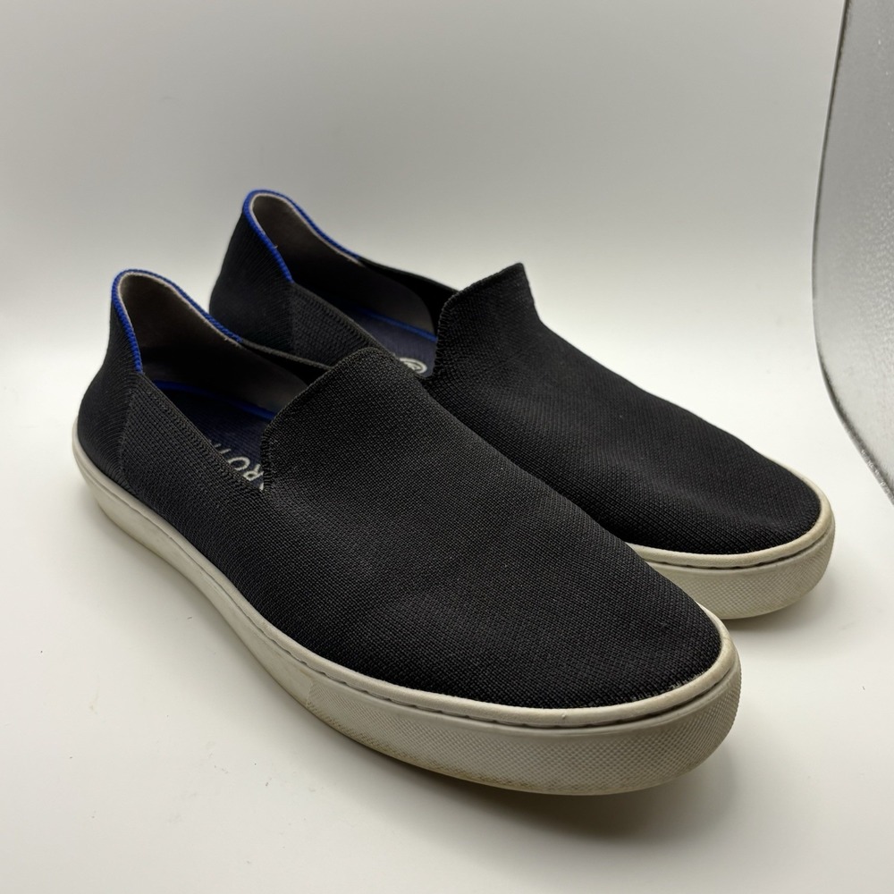 Rothy's The Original Sneakers Womens Size 10 Blue Textile Slip On Comfort Shoes